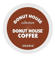 Donut House Coffee K-Cup Portion Pack for Keurig K-Cup Brewers Light Roast 12...