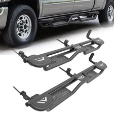 Running Boards 3-Raised Steps For 01-06 Silverado&Sierra 2500 3500HD ExtendedCab