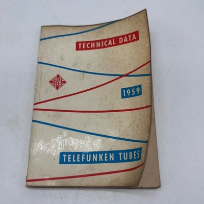 Telefunken Technical Data 1957 Pocket Book Germany