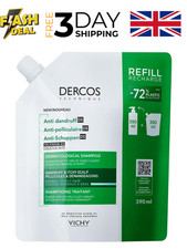 Vichy Dercos Anti-Dandruff Dermatological Shampoo for Normal to Oily Hair,390 ml