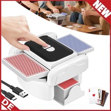Für 2 Decks!Kartenmischmaschine Elektrische ...