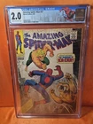 🕸 Amazing Spider-Man 57 CGC 2.0  - 1968 Silver Age John Romita Sr,Ka-Zar Zabu