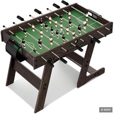Compact Folding Foosball Table for Family Fun - Indoor/Outdoor Game