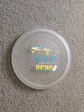 Kastaplast K1 Soft Berg - Iceberg Narwhal Stamp -173g Clear w/Rainbow Foil Stamp