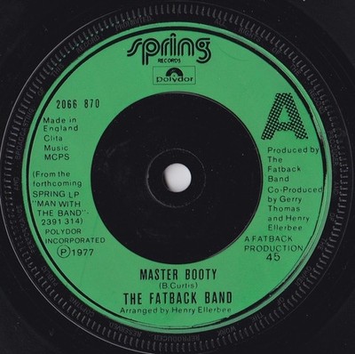 The Fatback Band - Master Booty (7'')