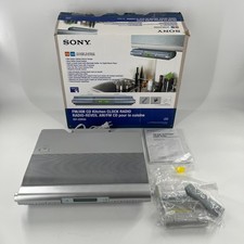 NEW Sony ICF-CDK50 Under Cabinet CD Player Kitchen Clock Radio FM AM OPEN BOX