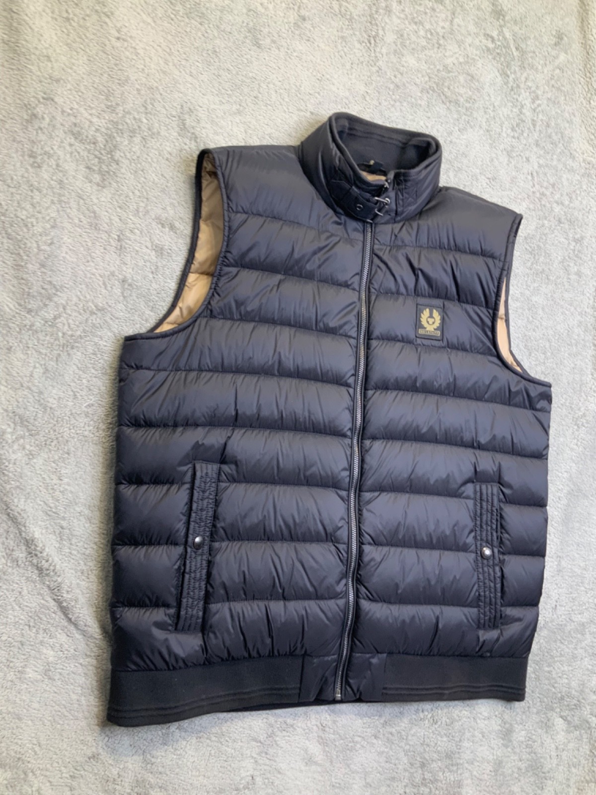 Belstaff Circuit Down Filled Black Puffer Vest Gilet Bodywarmer Size US 42 Men's image 3