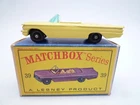 VINTAGE MATCHBOX LESNEY No.39b PONTIAC BONNEVILLE CONVERTIBLE &ORIGINAL BOX 1962