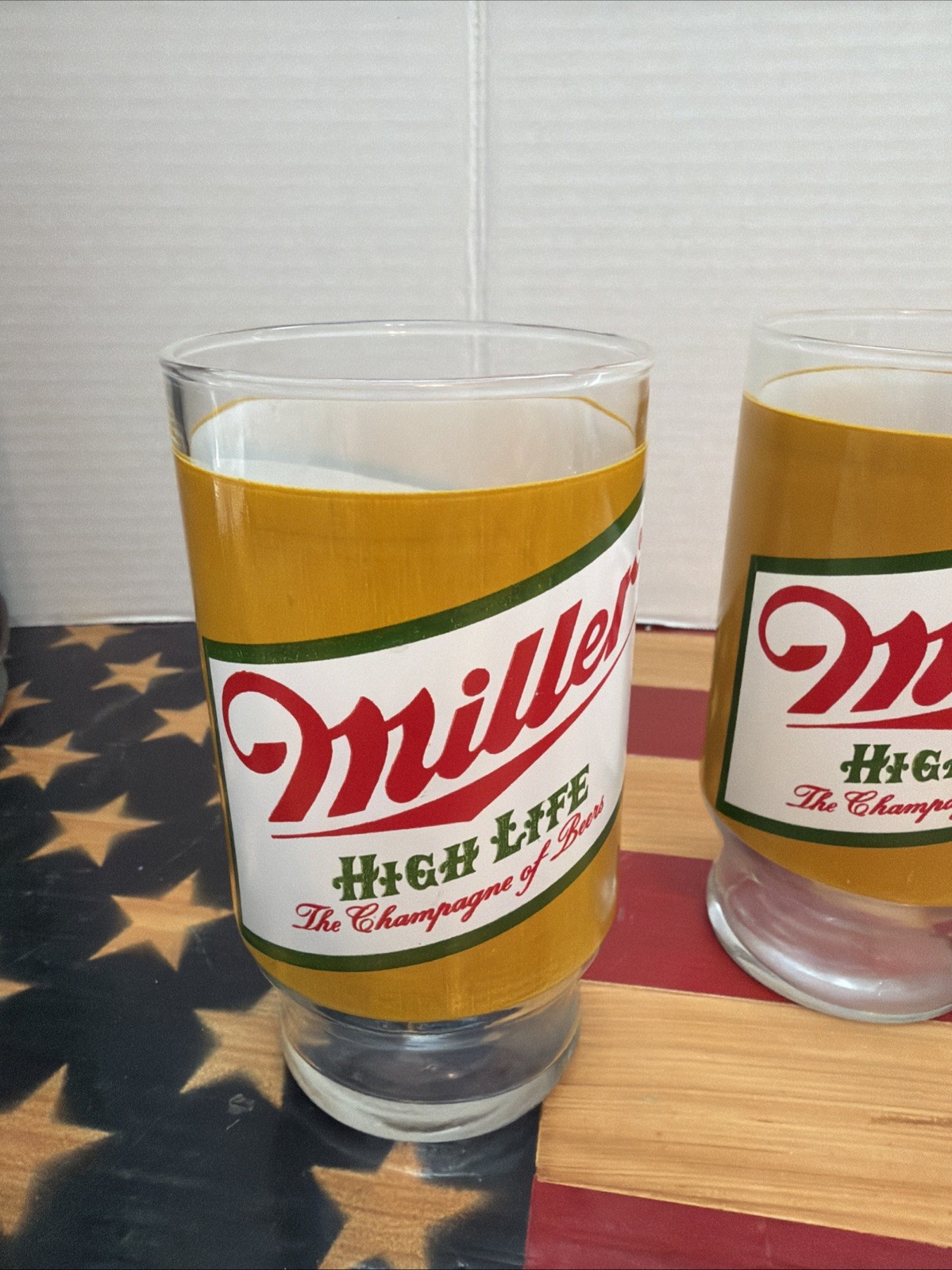 4 Vintage 1980's Miller High Life 