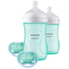 Philips Avent Natural Baby Bottle with Natural Response Nipple Baby Gift Set