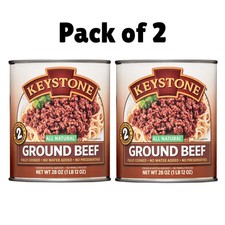 Keystone All natural Ground Beef 28 oz Can, (PACK OF 2) Free Shipping