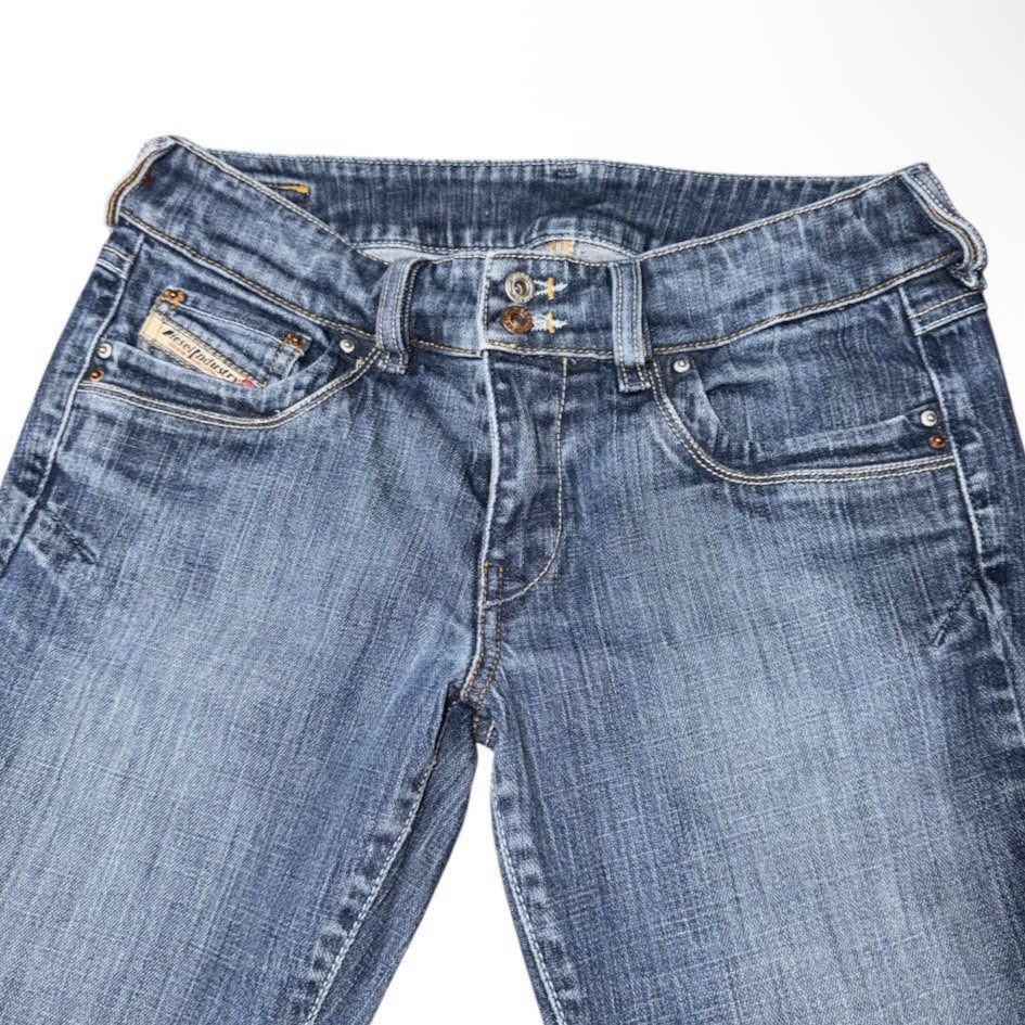 Vintage Diesel Industry Ronhar Low Rise Flared Bootcut Jeans Y2K Rare W28 L31.5 image 5