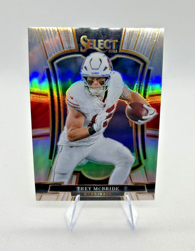 Trey McBride - 2025 Select Silver Prizm #124 - Arizona Cardinals