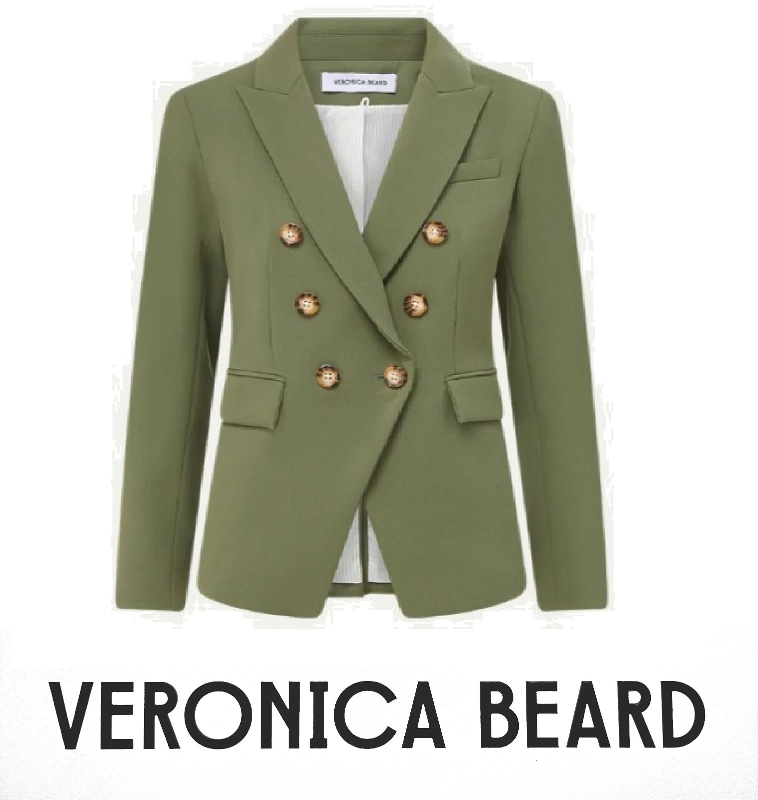 VERONICA BEARD Dickey Jacket Women sz 6 Green Army Stone Sage MILLER Blazer NWT
Opens in a new windo