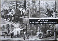AK Görlitz - Oldtimer Pioniereisenbahn - 1982 gel.