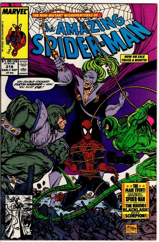 AMAZING SPIDER-MAN #319 (1989): Todd McFarlane: VF+