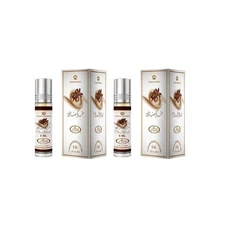Al Rehab Choco Musk Concentrated Perfume 0.2 oz / 6 ml Unisex Roll On Pack of 2