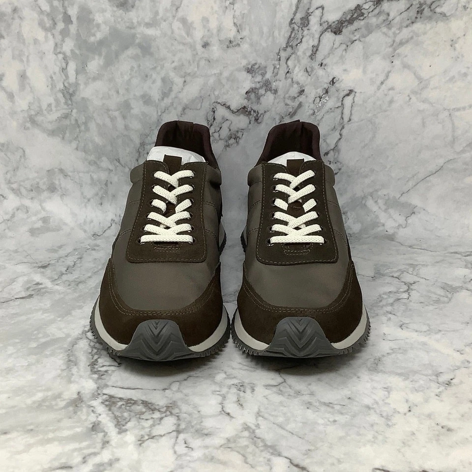 Vince Camuto Size 9 M Morel Coffee Maarten Leather Sneakers Shoes Lace Up P1-38 - Image 2 of 4