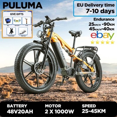 Puluma PH003 Elektrofahrrad 2000W 48V/20Ah E-Mountainbike 26 Zoll E-Bike 7 Gänge