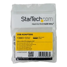 StarTech Micro USB OTG Adapter M/F USB Micro-B (5 pin) Male USB A (4 pin) Female