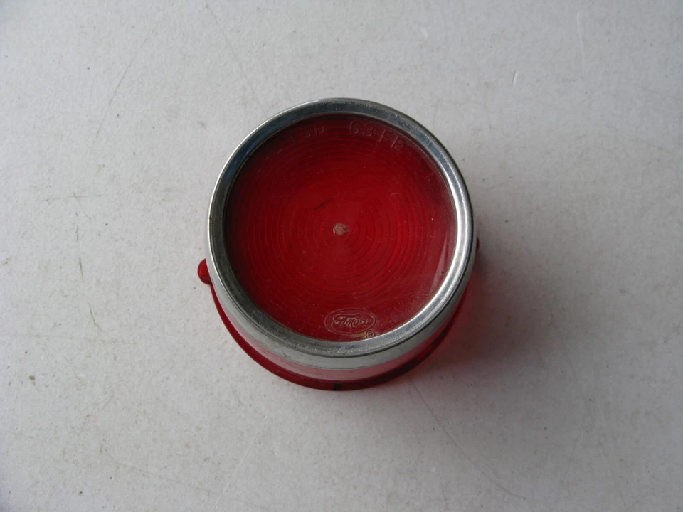 Vintage Fomoco Tail Light Lens for Ford Fairlane 1963 (SAE TSD 63 FE) - Image 2 of 4