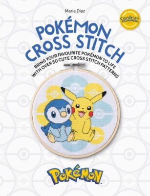Pokémon Cross Stitch, Paperback by Diaz, Maria, Brand New, Free shipping in t...