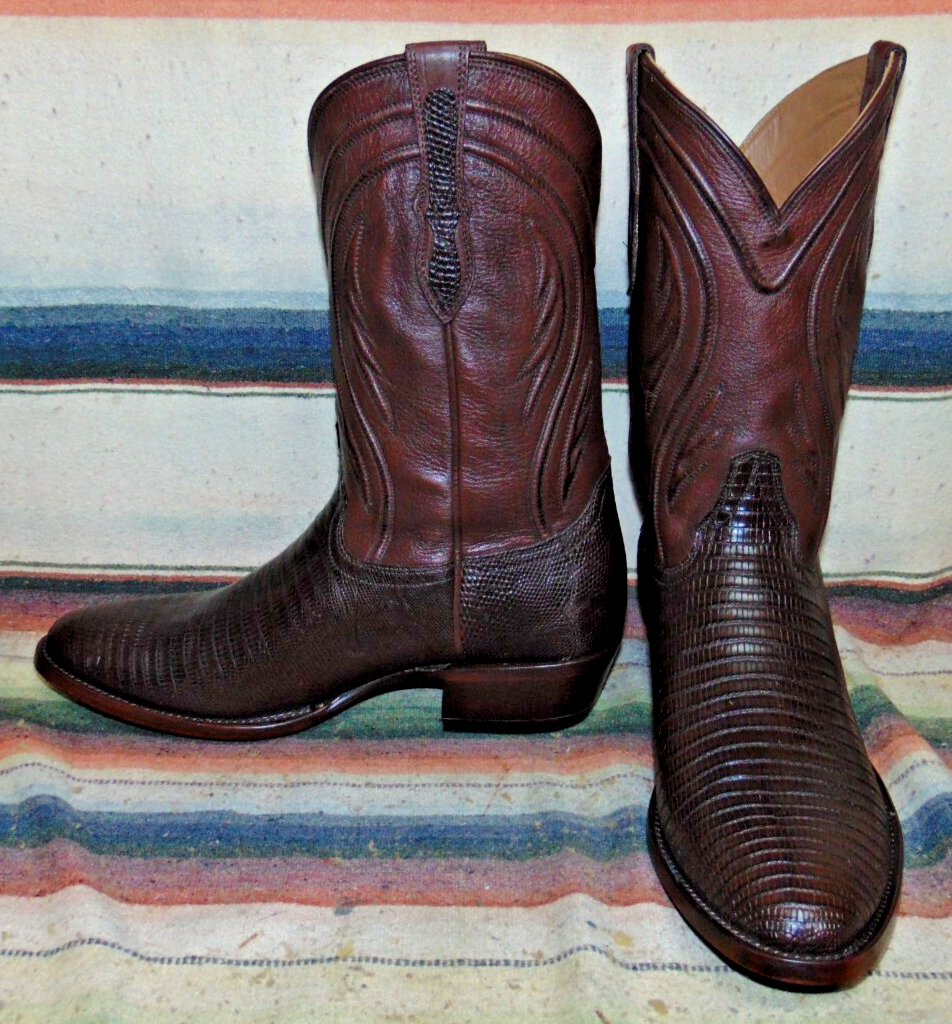 Rujo “Be Brave” Brown Leather Cowboy Boots Mens 12 EE Western The Canyon | Mens Water-Resistant Suede Western Boots | RUJO  main image 3