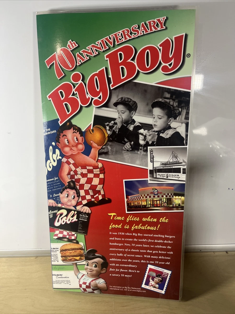 Bob s Big Boy Menu 70th Anniversary