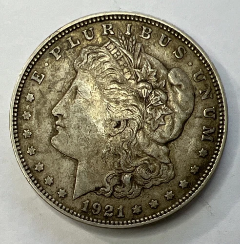 1921-D $1 Morgan Silver Dollar AU Priced At Silver Content Value 092024088