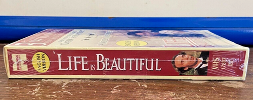Life Is Beautiful Factory Sealed VHS Tape English Version 1998 #17877 - Picture 3 of 5