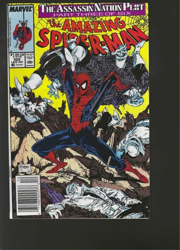 AMAZING SPIDER-MAN #322 Todd McFarlane Marvel Comics 1989 VF-NM
