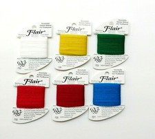Rainbow Gallery Flair Tubular Ribbon Fiber - Thread - Needlepoint Canvas