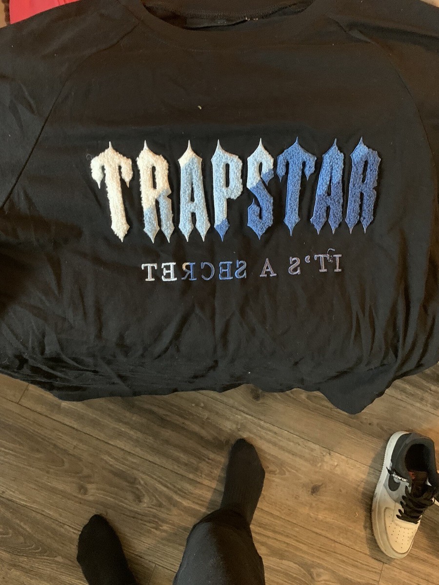 大人気【Trapstar London 】Its A Seclet SS Tシャツ TRAPSTAR LONDON Black T-shirt “It's a Secret” Size Large