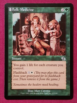 Magic The Gathering JUDGMENT FOLK MEDICINE green card MTG | eBay