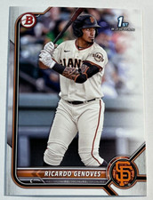 2022 Bowman Baseball 1st Bowman #BP-60 Ricardo Genoves San Francisco Giants