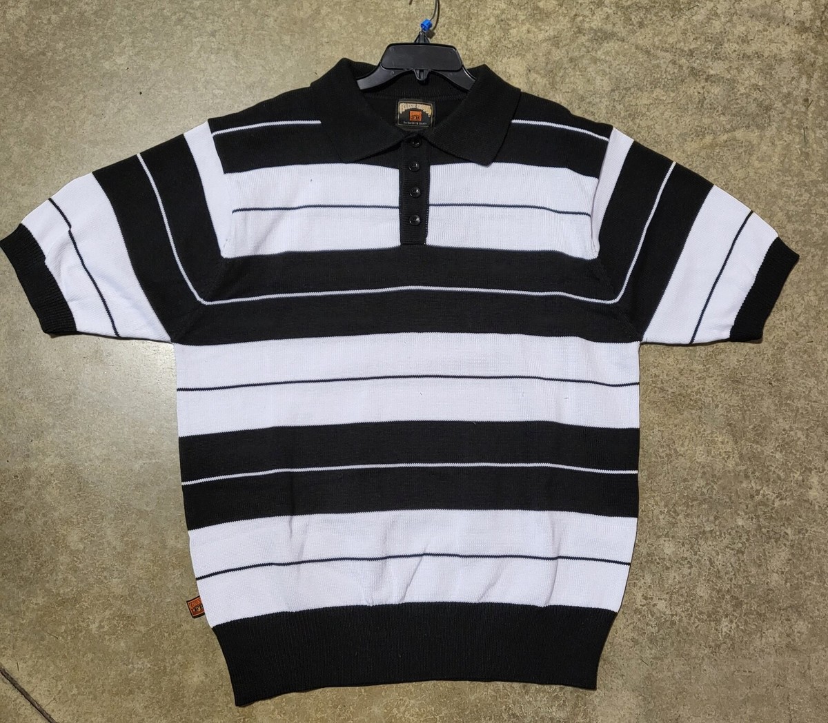 FB County Charlie Brown Shirt Polo Black White New | eBay