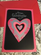 Happy Valentine  s Day Granddaughter Love You, Sweetest Hallmark Greeting Card