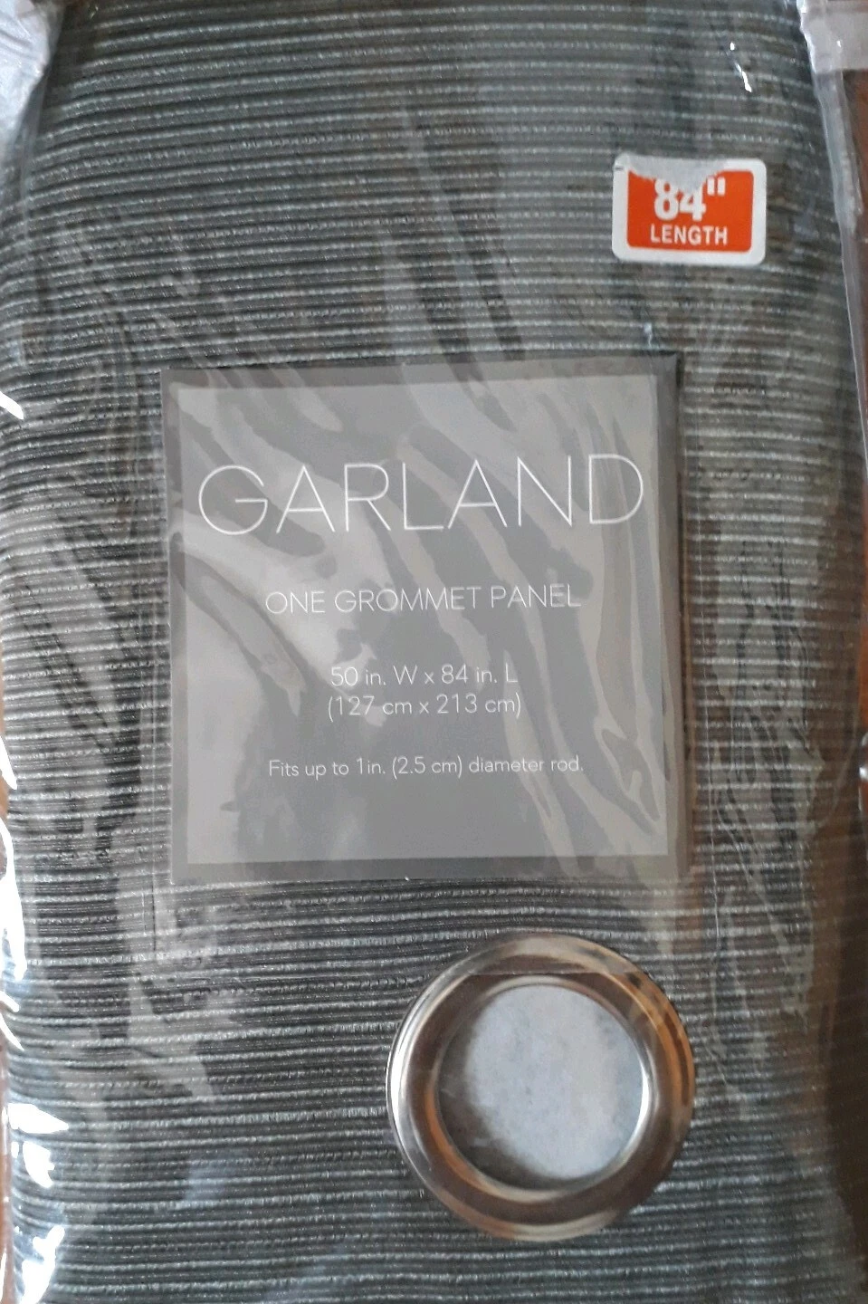 Garland Lined Grommet Top Room Darkening Window Curtain Panel