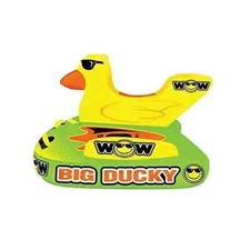 WOW 18-1140 World Watersports Big Ducky 1 2 or 3 Person Inflatable Towable Deck