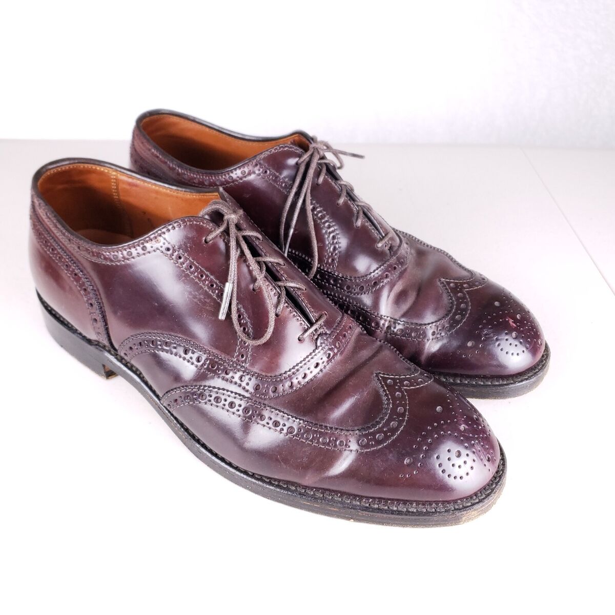 Alden Long Wingtip Brogue Dress Shoes Men Size 9 C/E Alden Long Wingtip Brogue Dress Shoes Men Size 9 C/E