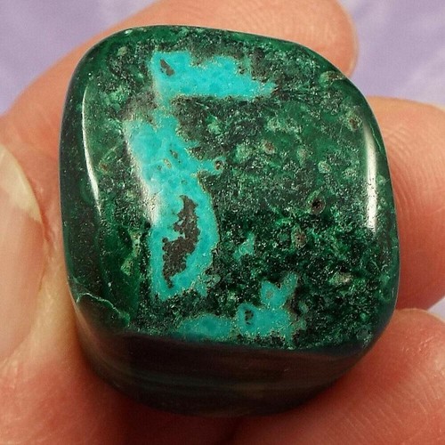 B-Klasse Chrysocolla/Malachit Tumblestone Malacolla 'Heal Rifts' 21g SN18487 - Bild 4 von 4
