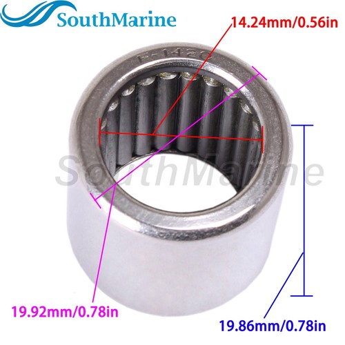 Outboard 93315-314V8 Needle Roller Bearing for Yamaha 8HP 9.9HP 13.5HP 15HP 20HP - Picture 3 of 5
