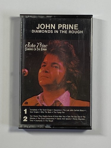 1x Music Cassette Tape - John Prine - Diamonds in the Rough - 1972 - EX OOP - Picture 2 of 4