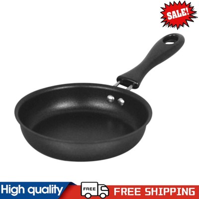 12cm Eierpfanne Verbrühschutz Griff Eisen Bratpfanne kompakt für Camping Picknick