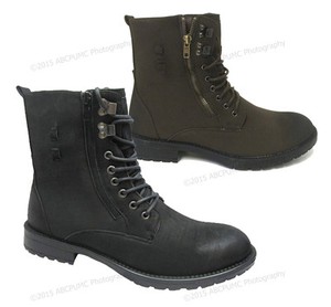 combat boots with fur inside