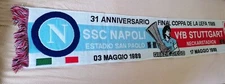 Sciarpa 31 ° Anniversario Della Vittoria Del Napoli In Coppa Uefa  1989
