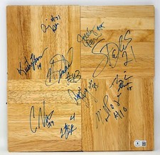 2003 Washington Mystics Team Signed Parquet Floor Beckett BAS #AB05271