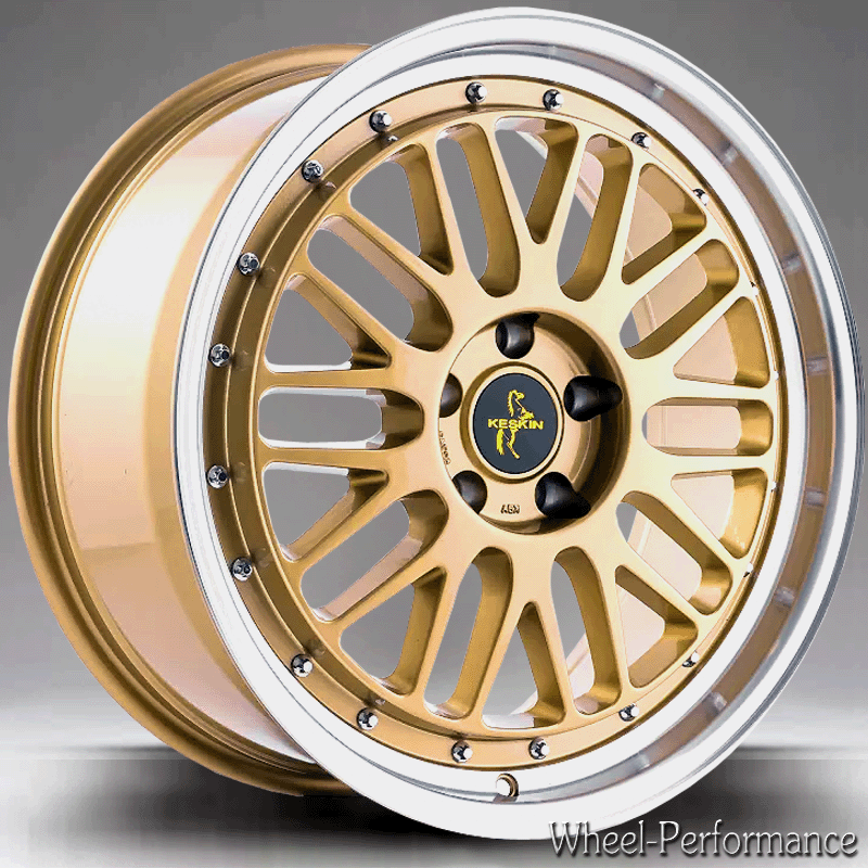18 Zoll K2 Stufentiefbett Alufelgen 8X18 5X120 ET35 In Gold FüR Bmw-image