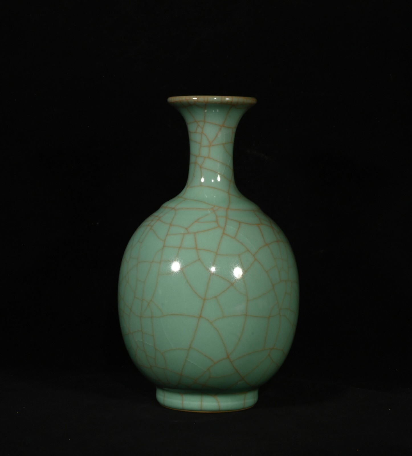 Rare Collectable Art Hand Painting GuanKiln Porcelain Vase
