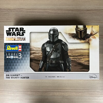 DIN DJARIN STAR WARS THE MANDALORIAN REVELL LEVEL 3 PLASTIK MODELLBAUSATZ 1:9 DISNEY